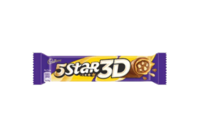 Cadbury Import 5 Star 3D Milk Chocolate Caramel Bar 24.7g 24ct